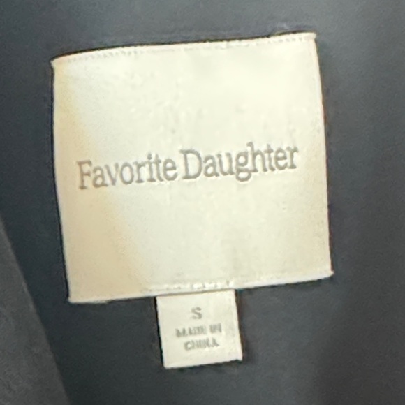 NEW FAVORITE DAUGHTER Adrienne Belted  Blazer Black Small - Picture 8 of 11